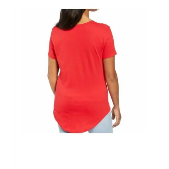 GALT Ladies' Comfort Fashion Fit Americana Tee (Red, Small) - Picture 2 of 4